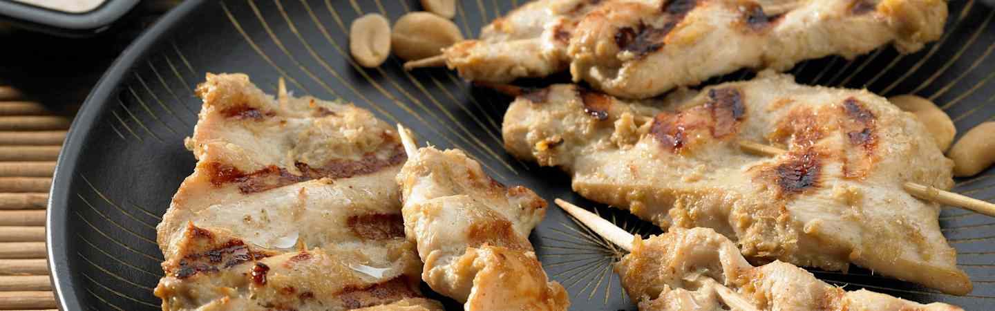 Geflugelspiesse Mit Erdnuss Sauce Sate Cookidoo Das Offizielle Thermomix Rezept Portal