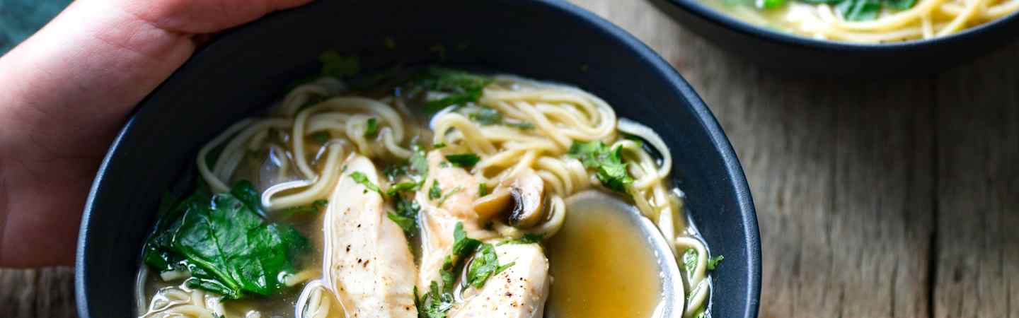soupe de poulet nouilles aviso