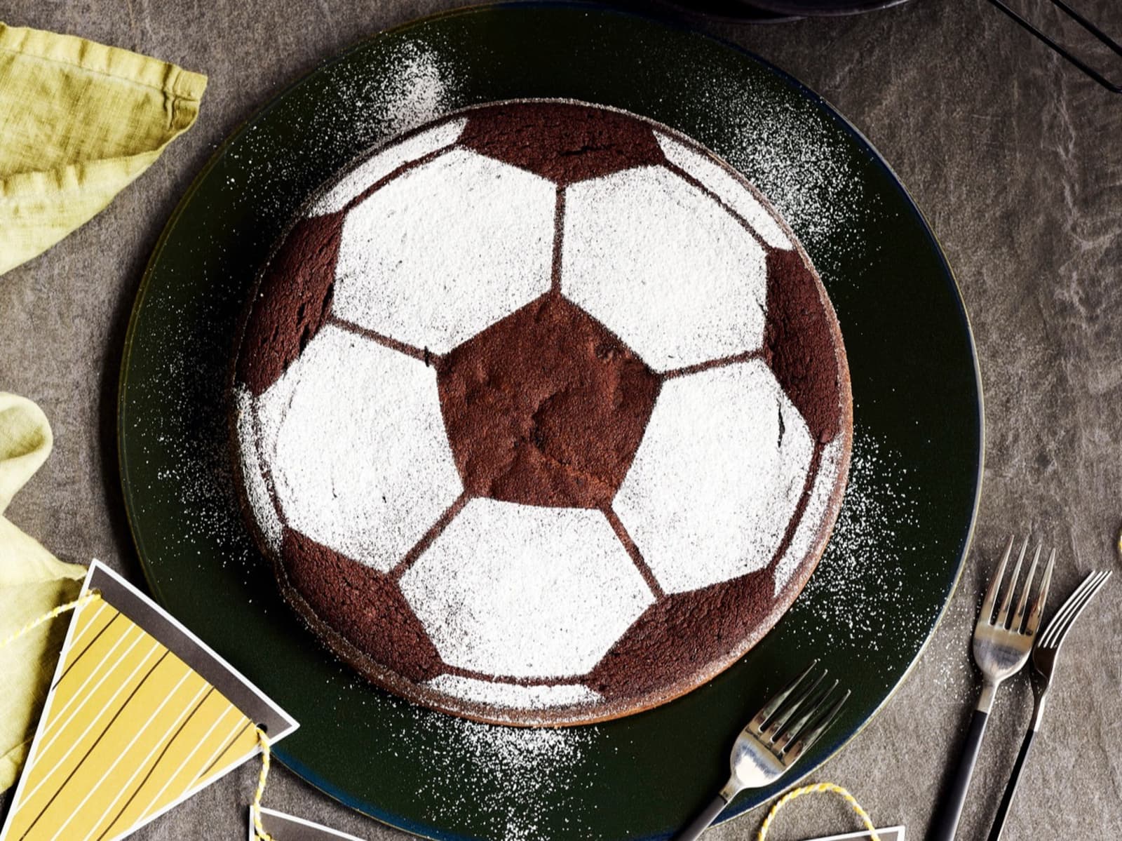 Fußball Schablone Kuchen Ausdrucken