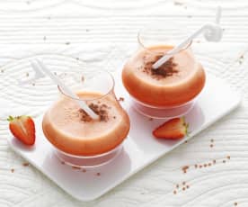 Cocktail pomme-fraise-gingembre