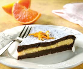Torta cioccolato e arancia