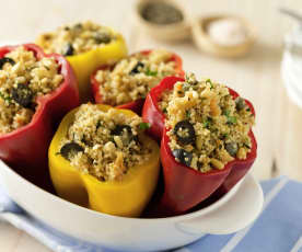 Stuffed Peppers with Herbed Quinoa