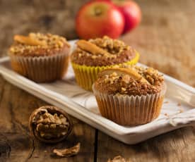 Jablečno-ořechové muffiny