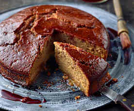 Rotwein-Bratapfel-Kuchen