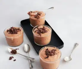 Mousse al cioccolato vegana 