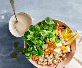 Salade de riz automnale et feta (2 portions)