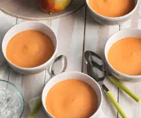 Gazpacho de mango