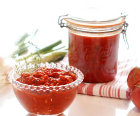 Salsa de tomate estilo italiano