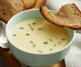 Parmesan-Kartoffel-Suppe