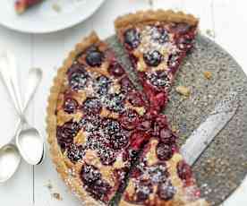 Tarte amandine aux cerises