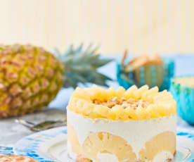 Torta semifreddo all’ananas (senza lattosio)