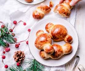 Coquille de Noël (brioche)