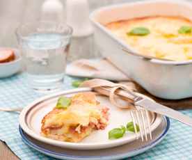 Zapiekanka ziemniaczana z kiełbasą