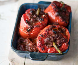 Stuffed Peppers with Tomato Sauce
