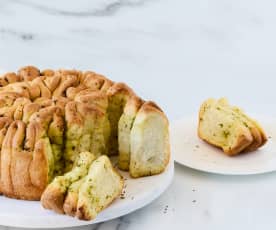 Herb and garlic pull-apart bread