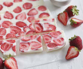 草莓優格冰磚