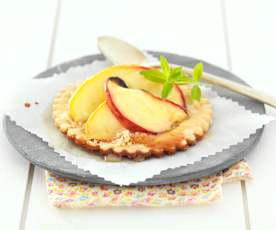 Peach and Lavender Tartlets