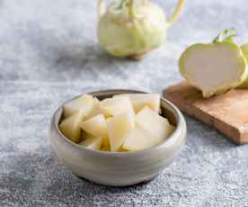 Gotowanie na parze kalarepy (200-600 g)