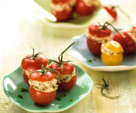 Cherry-Tomaten mit Fetafüllung