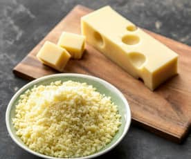 Grated Cheese (Medium-Hard)