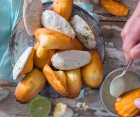 Madeleines au citron vert