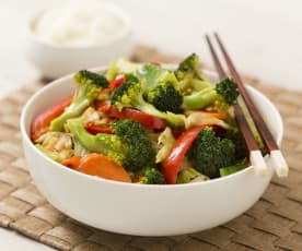 Chinese Style Stir-Fried Vegetables
