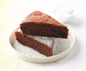 Lauwarmer Schokoladenkuchen