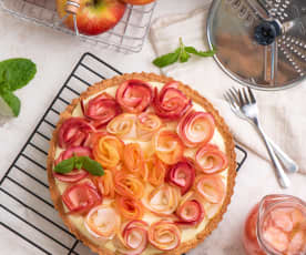 Tarta z różami z jabłek (TM6)