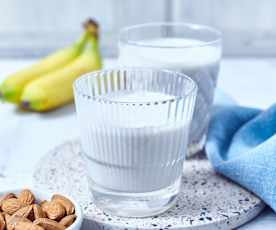 Koktajl bananowy z twarogiem