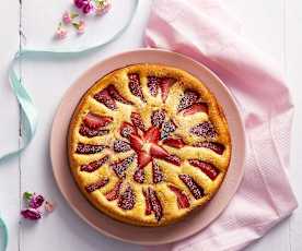 Torta soffice mascarpone e fragole