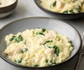 Chicken, Spinach and Leek Risotto