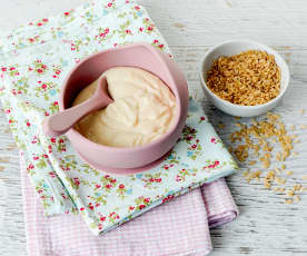 Baby rice porridge (first foods)