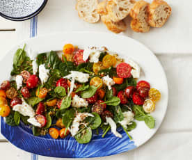 Spinat-Tomaten-Salat