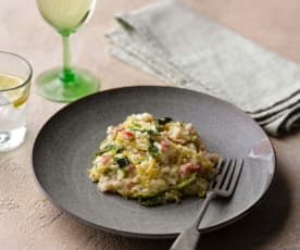 Bacon and Cabbage Risotto