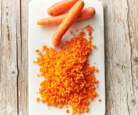 Zanahorias ralladas (100-180 g)