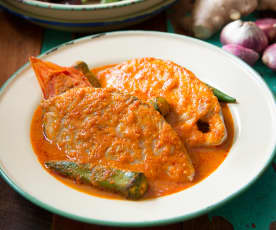 Asam pedas ikan (spicy tamarind fish)