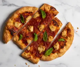 Pizza with Cashew Mozzarella (Matthew Kenney) Metric