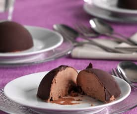 Bombón helado de chocolate