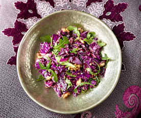 Rotkohlsalat - Kırmızı Lahana Salatası
