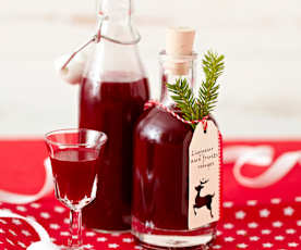 Liqueur aux fruits rouges