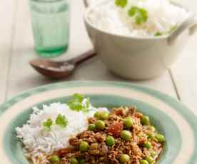 Lamb Keema with Peas
