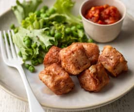Spam Croquettes with Tomato Sauce