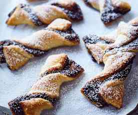 Ciastka francuskie z makiem