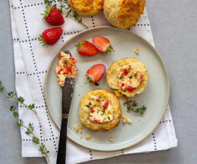 Strawberry and thyme butter