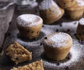 Vanilkové muffiny s čokoládovými kousky