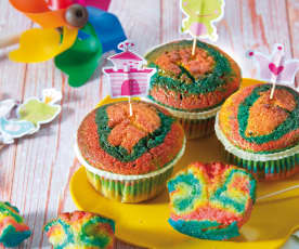 Muffin arcobaleno