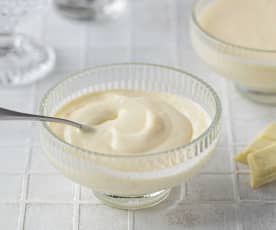 Crema di formaggio quark con cioccolato bianco