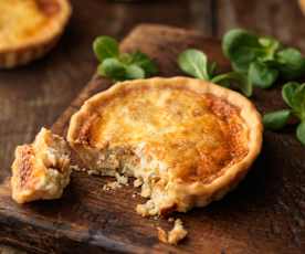 Crab, Saffron and Parmesan Tartlets