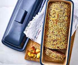 Pastel de carne con costra