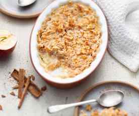 Flan pomme-cannelle